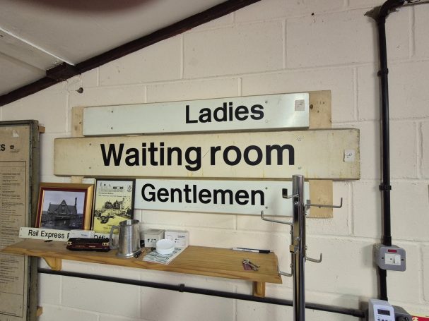 Old Stowmarket Railway Station Signs